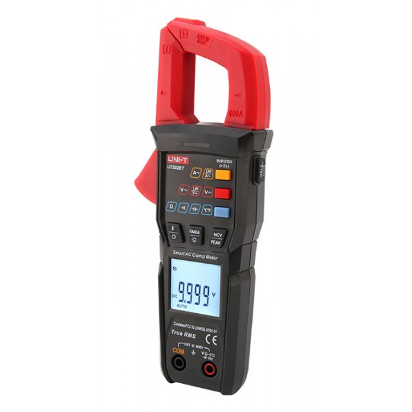 UNI-T ψηφιακή αμπεροτσιμπίδα UT202BT, 600A AC, NCV, Bluetooth, True RMS - UNI-T