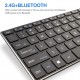 RIITEK ασύρματο πληκτρολόγιο RT721 με touchpad, Bluetooth & 2.4GHz