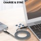 LDNIO καλώδιο Lightning σε USB-C LC111, 30W PD, 1m, γκρι