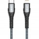 LDNIO καλώδιο Lightning σε USB-C LC111, 30W PD, 1m, γκρι