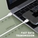 LDNIO καλώδιο Lightning σε USB-C LC122I, 30W PD, 2m, λευκό