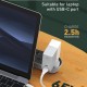 LDNIO καλώδιο USB-C σε USB-C LC131C, 65W PD, 1m, λευκό