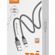 LDNIO καλώδιο USB-C σε USB LS442, 2.4A, 2m, γκρι