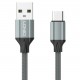 LDNIO καλώδιο USB-C σε USB LS442, 2.4A, 2m, γκρι