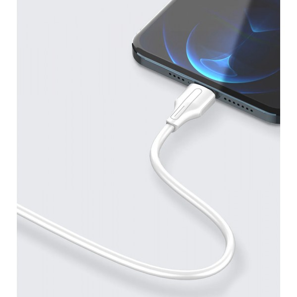 LDNIO καλώδιο USB-C σε USB LS540, 2.4A, 20cm, λευκό - LDNIO