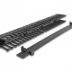 DELOCK cable management 67022 για rack 19"/1U, 3 ανοίγματα, μεταλλικό/πλαστικό, μαύρο