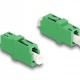 DELOCK σύνδεσμος οπτικής ίνας LC Simplex 87984, πράσινος