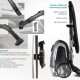 BRUNO ηλεκτρική σκούπα BRN-0136, 800W, 3.5lt, γκρι