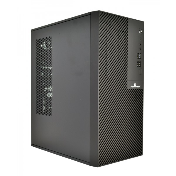POWERTECH PC Case PT-1101 με 550W PSU, Micro-ATX, 265x168x353mm, μαύρο - Νέα & Ref PC