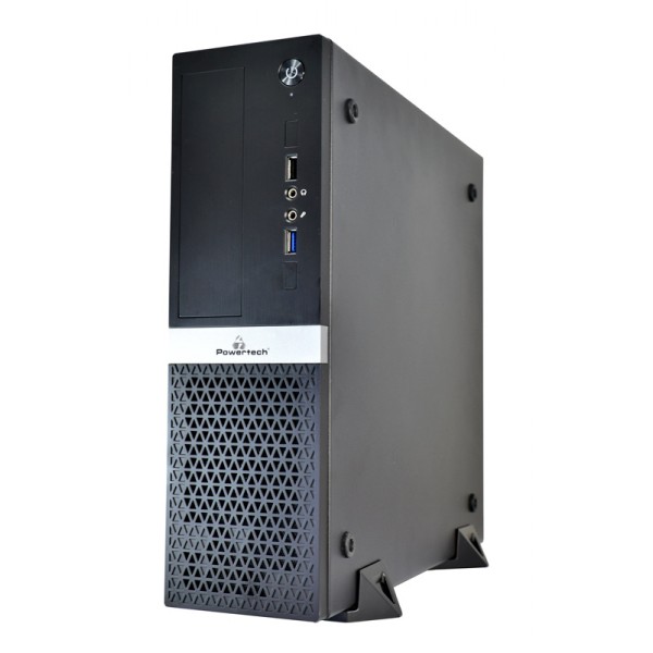 POWERTECH PC Case PT-1099 με 250W PSU, Micro-ATX, 356x102x338mm, μαύρο - Νέα & Ref PC