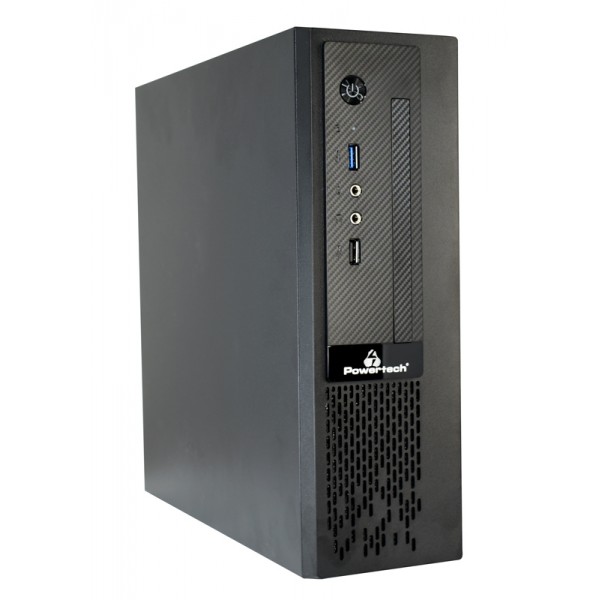 POWERTECH PC Case PT-1098 με 250W PSU, Mini-ITX, 280x93x290mm, μαύρο - Νέα & Ref PC