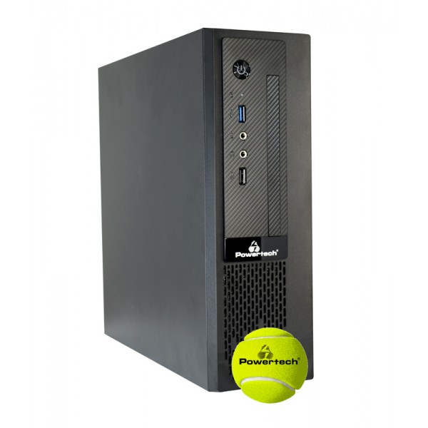 POWERTECH PC Case PT-1098 με 250W PSU, Mini-ITX, 280x93x290mm, μαύρο - Νέα & Ref PC