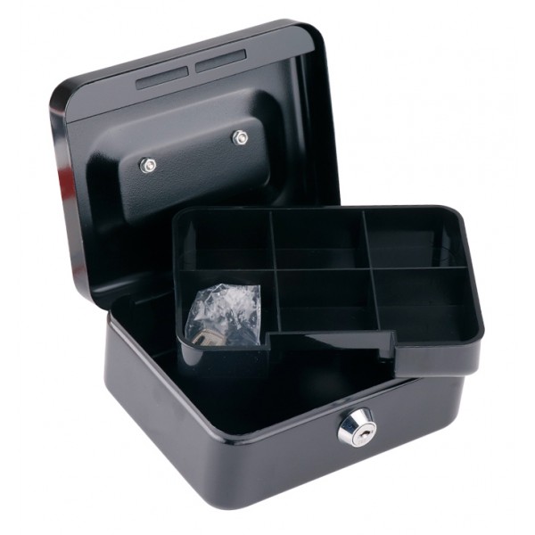 MP κουτί ταμείου με κλειδί PA214-03 με θήκη & λαβή, μεταλλικό, 24x17cm - Σύγκριση Προϊόντων