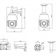 LONGSE IP κάμερα PT4A118XIGL500, 5.35-96.3mm, 5MP, PTZ, IP66, PoE