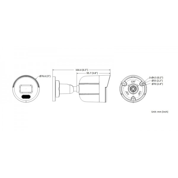 HIKVISION HIWATCH IP κάμερα ColorVu HWI-B129H, 2.8mm, 2MP, IP67, PoE - Σύγκριση Προϊόντων