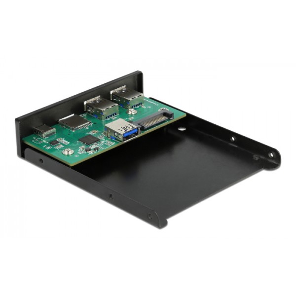 DELOCK front panel 64058, 3.5" σε USB-C, 2x USB & SD/Micro SD - Σύγκριση Προϊόντων