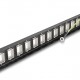 DELOCK Keystone patch panel 66758, 19"/1U, 16x ports, μαύρο