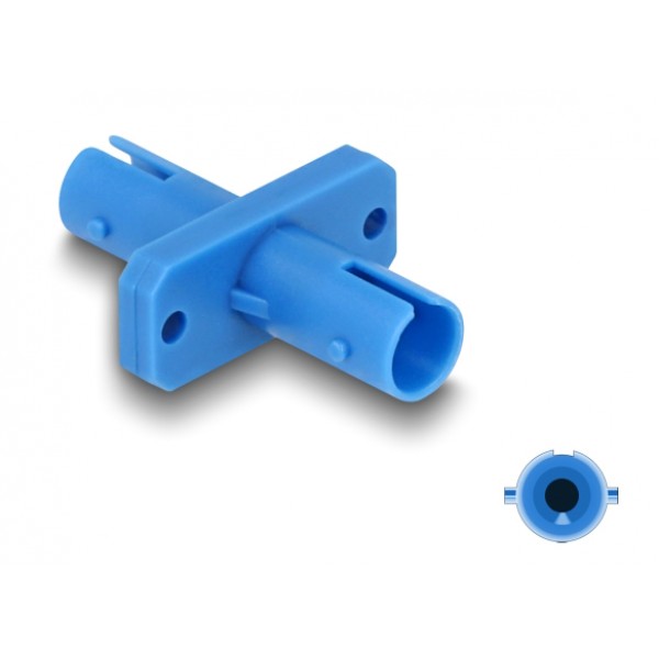 DELOCK σύνδεσμος οπτικής ίνας ST Simplex 87934, μπλε - DeLock
