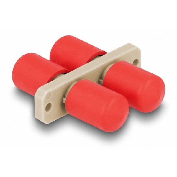 DELOCK σύνδεσμος οπτικής ίνας ST Duplex 87935, μπεζ - Διάφορα Δικτύου