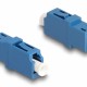 DELOCK σύνδεσμος οπτικής ίνας LC Simplex 87985, μπλε