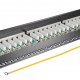 GOOBAY patch panel 90854, 19"/1U, 24x ports, CAT 6a STP, μαύρo