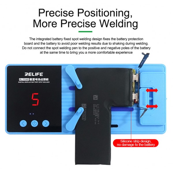 RELIFE ηλεκτροπόντα μπαταριών RL-936WE, 6 επίπεδα, 3200mAh - RELIFE