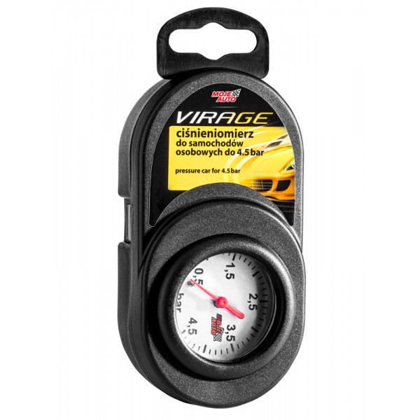 MOJE AUTO αναλογικό μανόμετρο πίεσης τροχών 93-010, έως 4.5 bar - MOJE AUTO