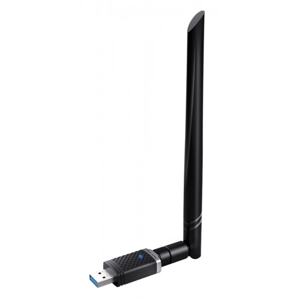 POWERTECH ασύρματος USB αντάπτορας δικτύου PT-1132, 1300Mbps, 2.4/5GHz - Κάρτες Δικτύου - USB Dongles