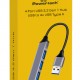 POWERTECH USB hub PT-1114, 4x θυρών, 5Gbps, USB σύνδεση, γκρι
