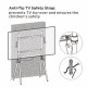 BRATECK βάση τηλεόρασης δαπέδου FS12-46F-01, 49-70", έως 40kg