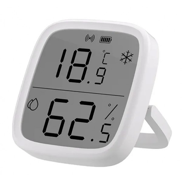 SONOFF smart θερμόμετρο & υγρασιόμετρο SNZB-02D, LCD, ZigBee - Ανιχνευτές