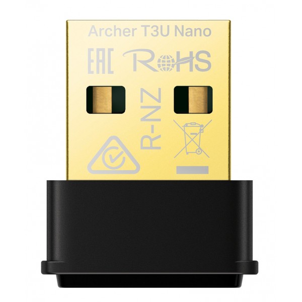 TP-LINK ασύρματος USB αντάπτορας δικτύου Archer T3U Nano, 1300Mbps, V.1 - Κάρτες Δικτύου - USB Dongles