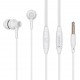 CELEBRAT earphones με μικρόφωνο G25, 3.5mm σύνδεση, Φ10mm, 1.2m, λευκά