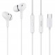 CELEBRAT earphones με μικρόφωνο D13, USB-C σύνδεση, Φ10mm, 1.2m, λευκά