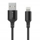 CELEBRAT καλώδιο Lightning σε USB CB-32, 2.4A, 1m, μαύρο