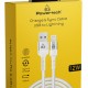 POWERTECH καλώδιο USB σε Lightning PTR-0126, 12W, copper, 1m, λευκό