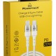POWERTECH καλώδιο USB-C σε Lightning PTR-0127, PD 20W, copper, 1m, λευκό