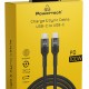 POWERTECH καλώδιο USB-C PTR-0132, PD 100W, copper, 1m, μαύρο