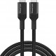POWERTECH καλώδιο USB-C PTR-0135, PD 60W, 10Gbps, copper, 1m, μαύρο