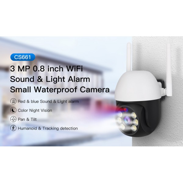 VSTARCAM smart IP κάμερα CS661, IP65, 3MP, WiFi, PTZ - Συστήματα Ασφαλείας