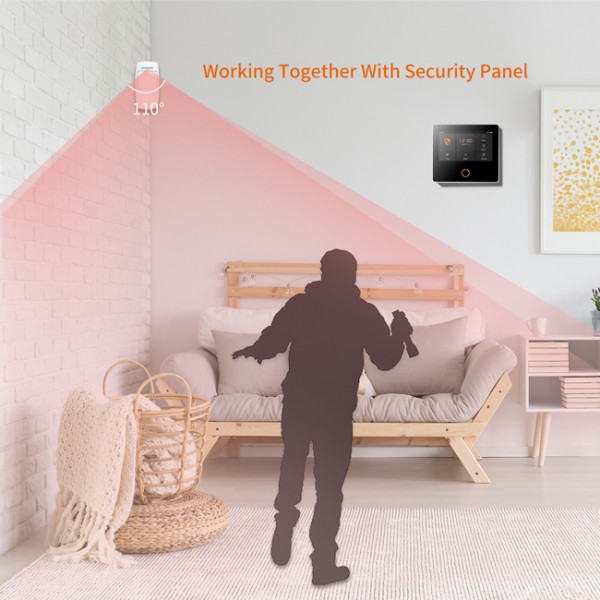 POWERTECH ασύρματος ανιχνευτής κίνησης PT-1134, pet-immune έως 15kg - Ανιχνευτές