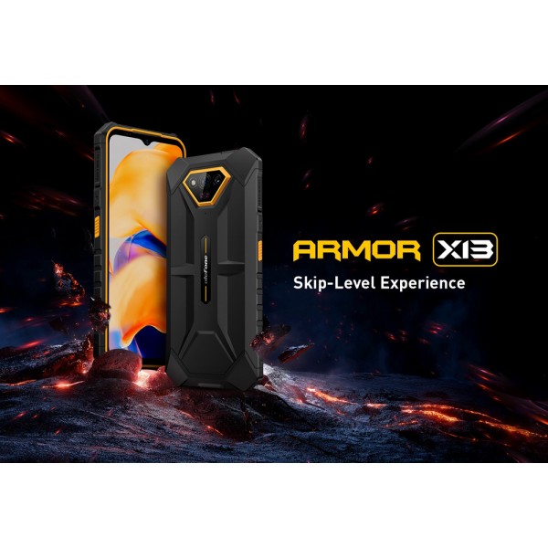 ULEFONE smartphone Armor X13, 6.52", 6/64GB, 6320mAh, IP68/IP69K, μαύρο