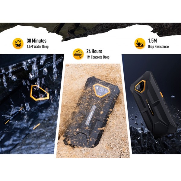ULEFONE smartphone Armor X13, 6.52", 6/64GB, 6320mAh, IP68/IP69K, μαύρο