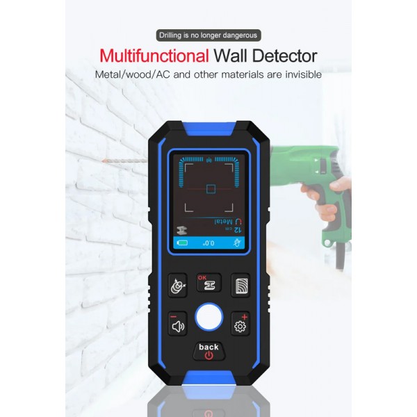 NOYAFA ψηφιακός αναλυτής τοίχου NF-518, ανιχνεύει μέταλλο/ξύλο/καλώδια - NOYAFA