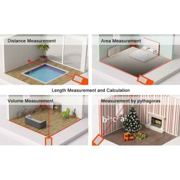 NOYAFA laser μετρητής απόστασης NF-271, m/ft/in, 70m - NOYAFA