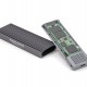 DELOCK θήκη για M.2 NVMe PCIe/SATA SSD 42019, tool free, 10Gbps, μαύρη