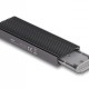 DELOCK θήκη για M.2 NVMe PCIe/SATA SSD 42019, tool free, 10Gbps, μαύρη
