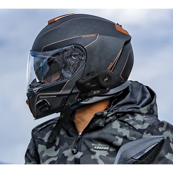 SCSETC ενδοεπικοινωνία μηχανής S-9 με Bluetooth, έως 6 αναβάτες, 500m - SCSETC