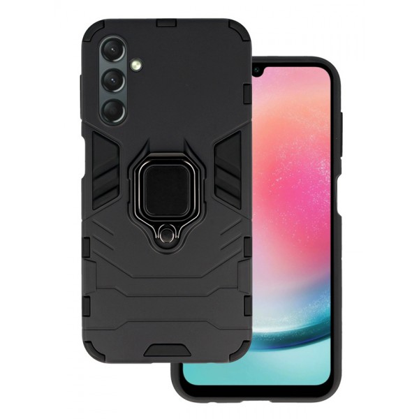 POWERTECH θήκη Ring Armor MOB-1920 για Samsung Galaxy A24, μαύρη - Powertech