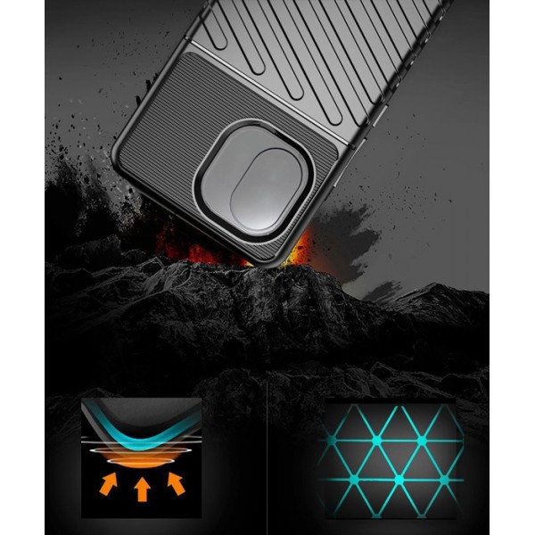 POWERTECH Θήκη Thunder MOB-1924 για iPhone 15 Pro Max, μαύρη - Powertech